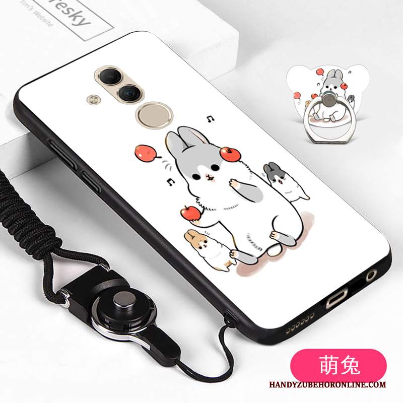 Custodia Huawei Mate 20 Lite Moda Ornamenti Appesi Morbido, Cover Huawei Mate 20 Lite Protezione Modello Bianco