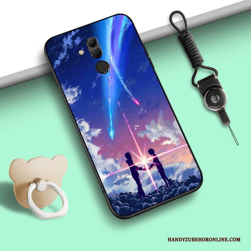 Custodia Huawei Mate 20 Lite Morbido Supporto, Cover Huawei Mate 20 Lite Anti-caduta Collo Appeso