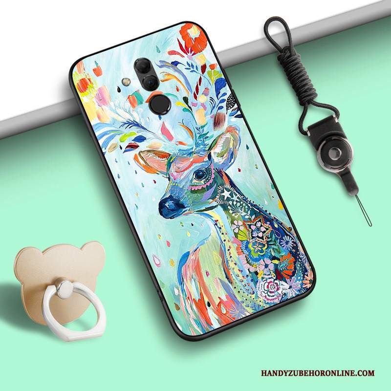 Custodia Huawei Mate 20 Lite Morbido Supporto, Cover Huawei Mate 20 Lite Anti-caduta Collo Appeso