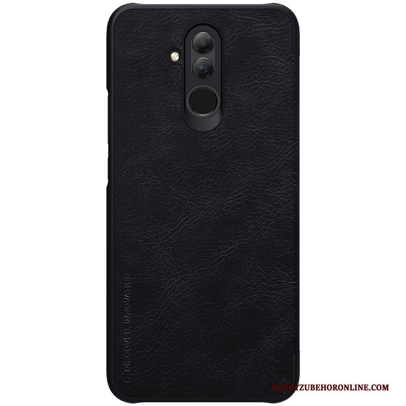 Custodia Huawei Mate 20 Lite Pelle Affari Carta, Cover Huawei Mate 20 Lite Folio Oro Rosso