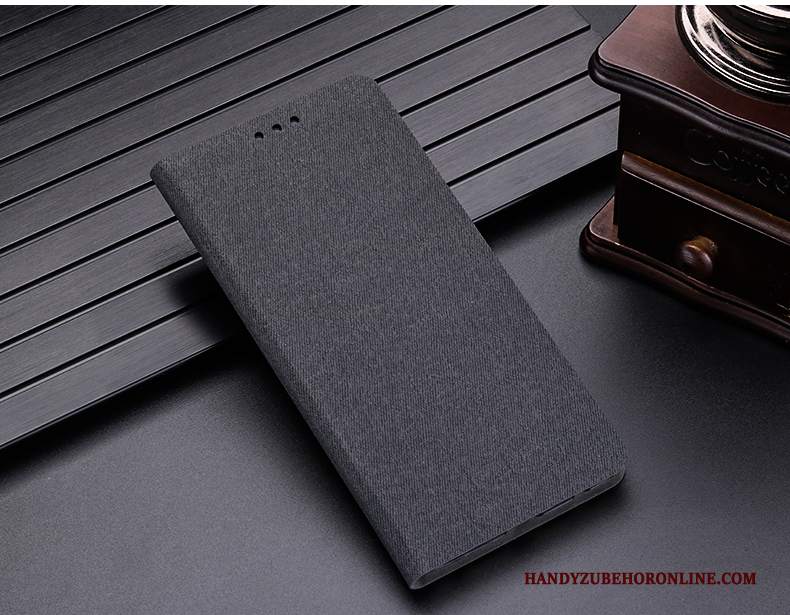 Custodia Huawei Mate 20 Lite Pelle Anti-caduta Grigio, Cover Huawei Mate 20 Lite Protezione Telefono