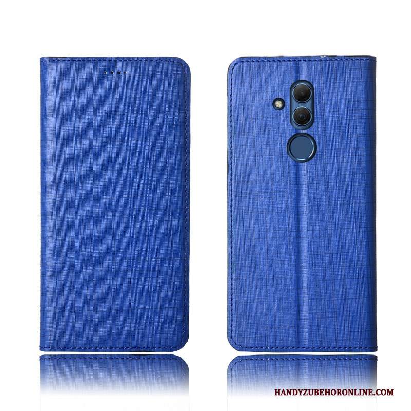 Custodia Huawei Mate 20 Lite Pelle Tutto Incluso Anti-caduta, Cover Huawei Mate 20 Lite Protezione Telefono Blu