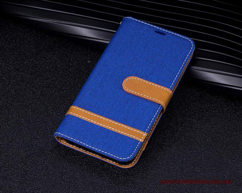 Custodia Huawei Mate 20 Lite Portafoglio Blu Tutto Incluso, Cover Huawei Mate 20 Lite Folio Telefono Carta