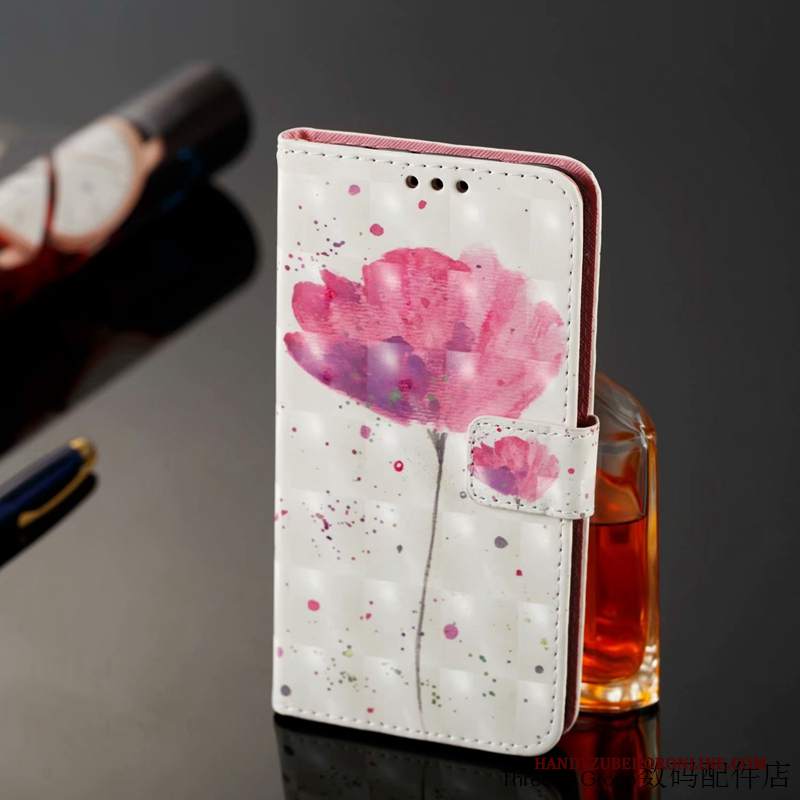 Custodia Huawei Mate 20 Lite Protezione Carta Rosa, Cover Huawei Mate 20 Lite Pelle Tutto Incluso Di Personalità