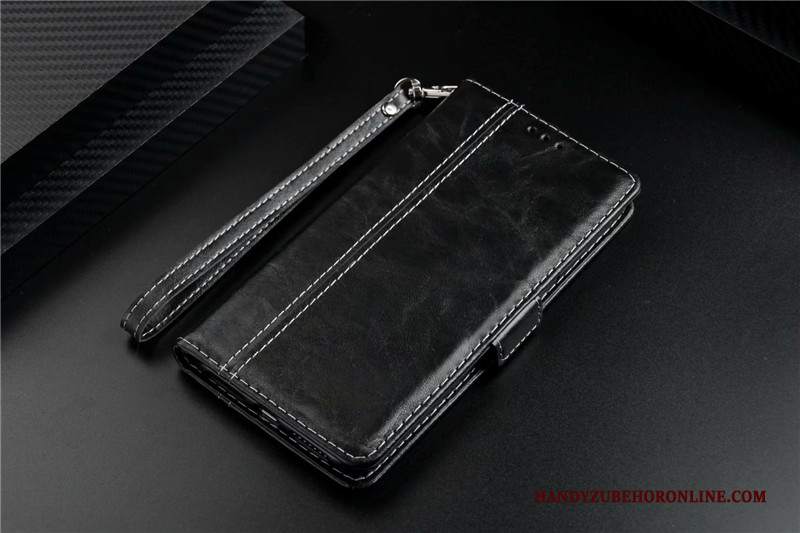 Custodia Huawei Mate 20 Pelle Anti-cadutatelefono, Cover Huawei Mate 20 Folio Ornamenti Appesi Nuovo