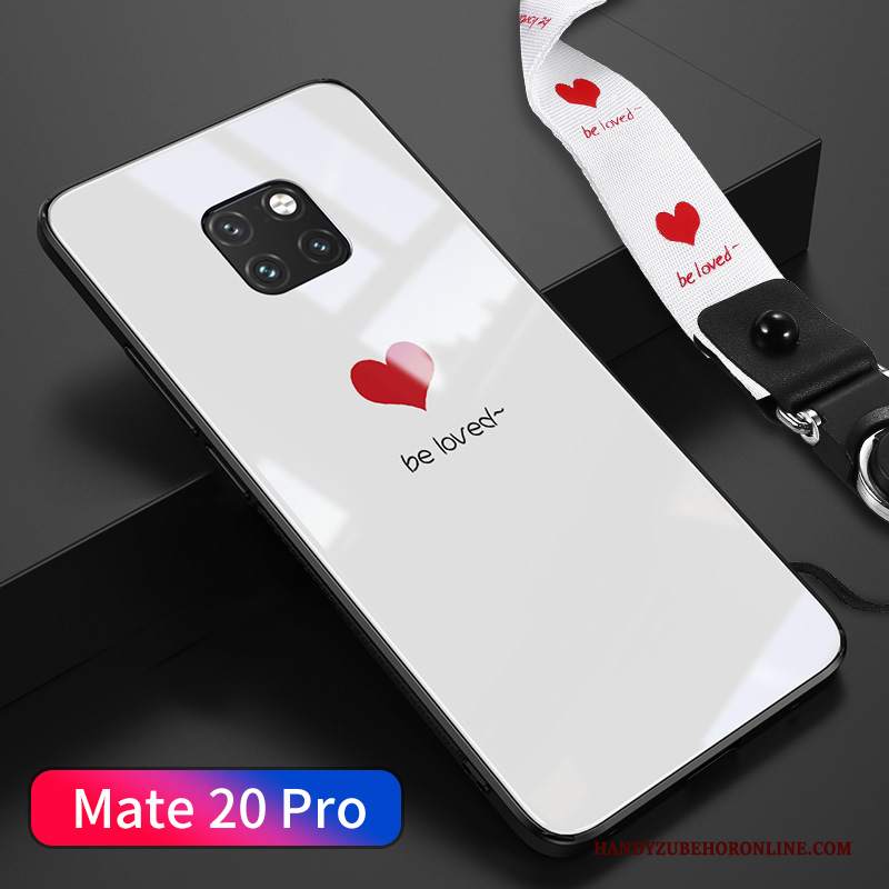 Custodia Huawei Mate 20 Pro Creativo Amanti Ornamenti Appesi, Cover Huawei Mate 20 Pro Protezione Anti-caduta Net Red