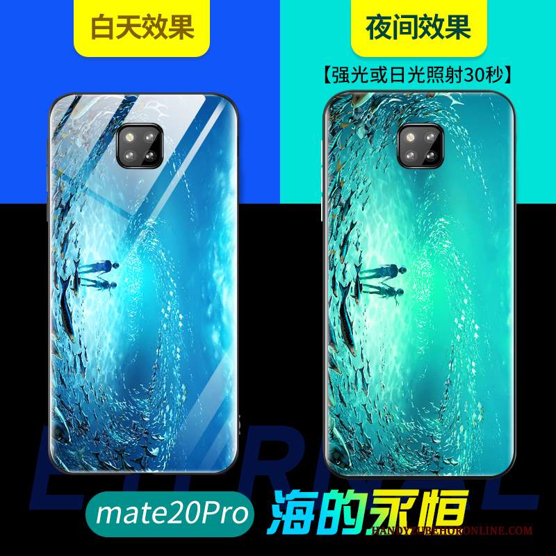 Custodia Huawei Mate 20 Pro Creativo Macchiati Morbido, Cover Huawei Mate 20 Pro Silicone Telefono Luminoso