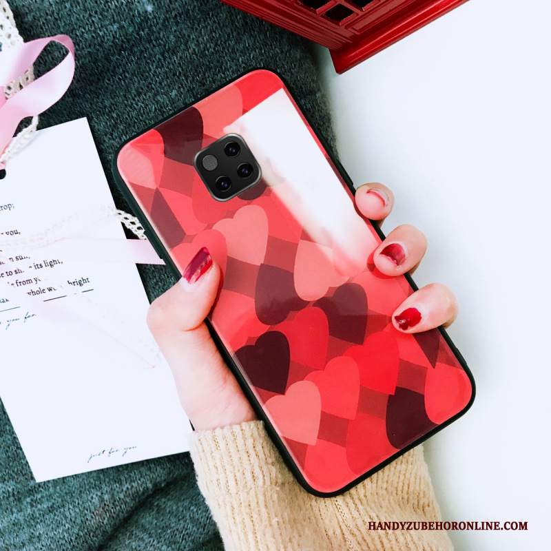 Custodia Huawei Mate 20 Pro Creativo Marchio Di Tendenza Difficile, Cover Huawei Mate 20 Pro Protezione Net Red Elegante