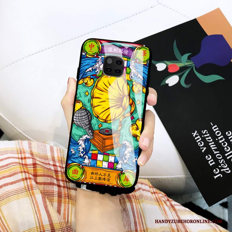 Custodia Huawei Mate 20 Pro Creativo Marchio Di Tendenza Difficile, Cover Huawei Mate 20 Pro Protezione Net Red Elegante