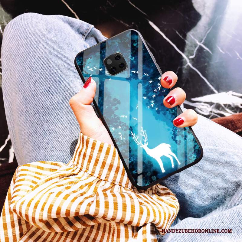 Custodia Huawei Mate 20 Pro Creativo Marchio Di Tendenza Difficile, Cover Huawei Mate 20 Pro Protezione Net Red Elegante