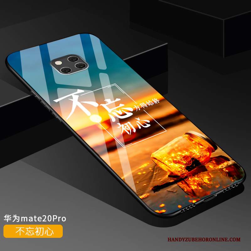 Custodia Huawei Mate 20 Pro Creativo Vetro Specchio, Cover Huawei Mate 20 Pro Silicone Tutto Incluso Net Red