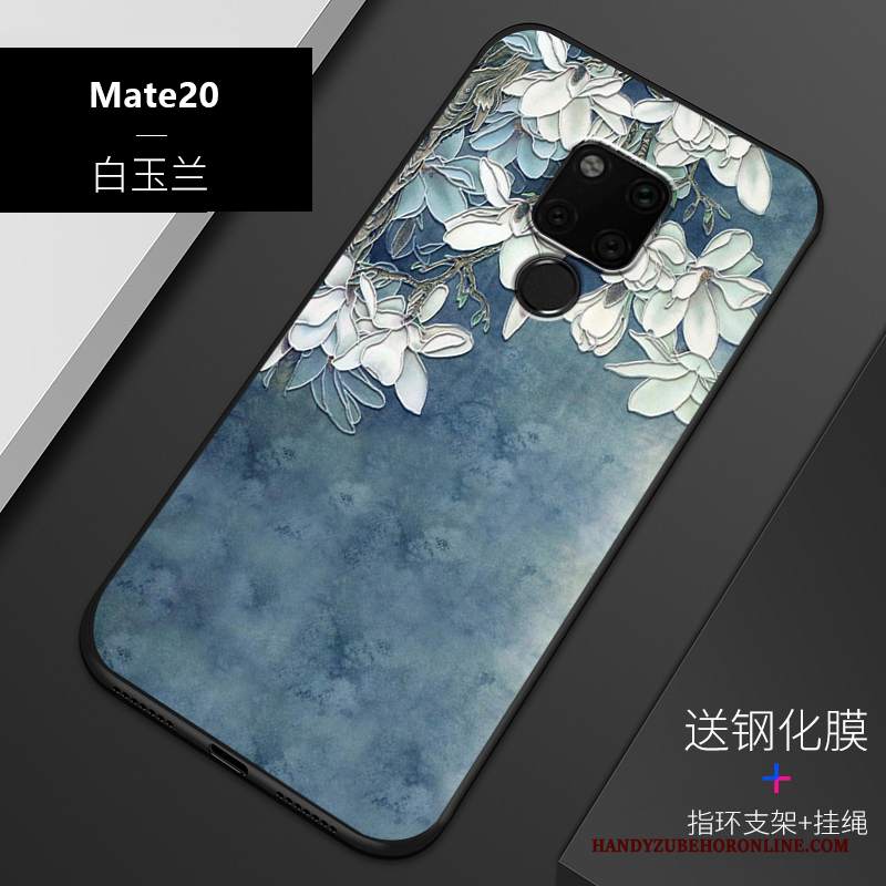 Custodia Huawei Mate 20 Protezione Macchiati Anti-caduta, Cover Huawei Mate 20 Goffratura Sottili Tutto Incluso