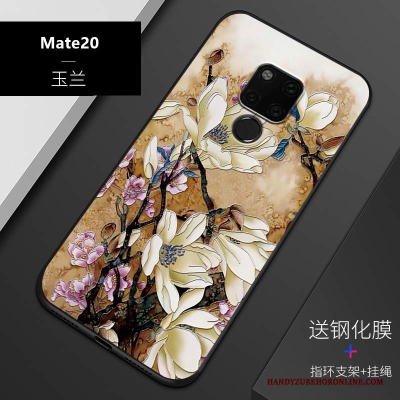 Custodia Huawei Mate 20 Protezione Macchiati Anti-caduta, Cover Huawei Mate 20 Goffratura Sottili Tutto Incluso