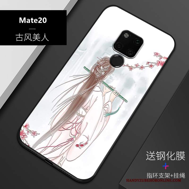 Custodia Huawei Mate 20 Protezione Macchiati Anti-caduta, Cover Huawei Mate 20 Goffratura Sottili Tutto Incluso