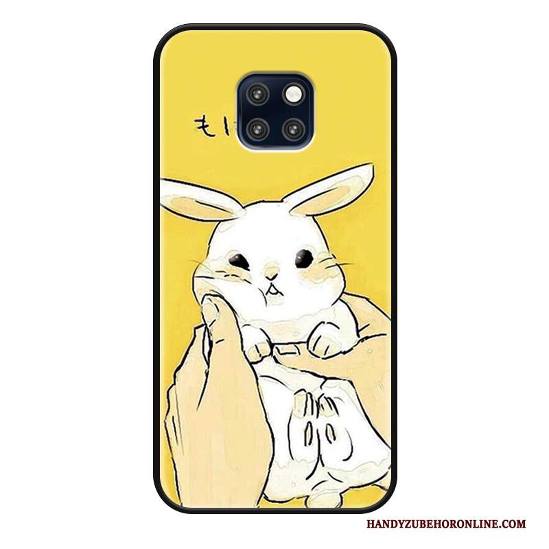 Custodia Huawei Mate 20 Rs Cartone Animato Macchiati Anti-caduta, Cover Huawei Mate 20 Rs Protezione Bello Giallo