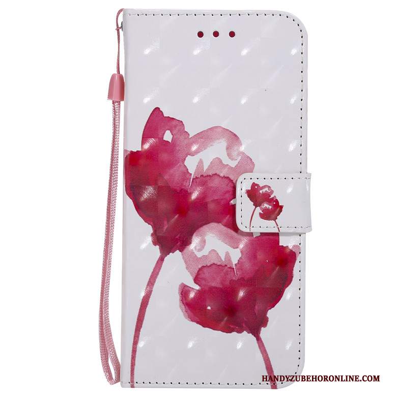 Custodia Huawei Mate 20 Rs Folio Rosso Morbido, Cover Huawei Mate 20 Rs Cartone Animato Telefono Tutto Incluso