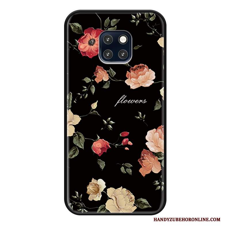 Custodia Huawei Mate 20 Rs Protezione Elegante Ornamenti Appesi, Cover Huawei Mate 20 Rs Goffratura Nerotelefono