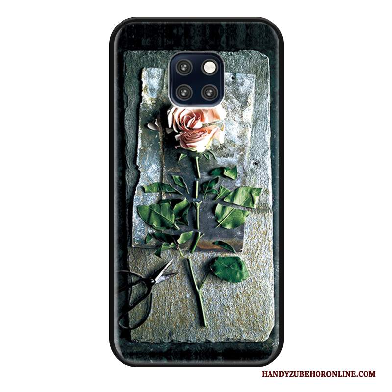 Custodia Huawei Mate 20 Rs Protezione Elegante Ornamenti Appesi, Cover Huawei Mate 20 Rs Goffratura Nerotelefono