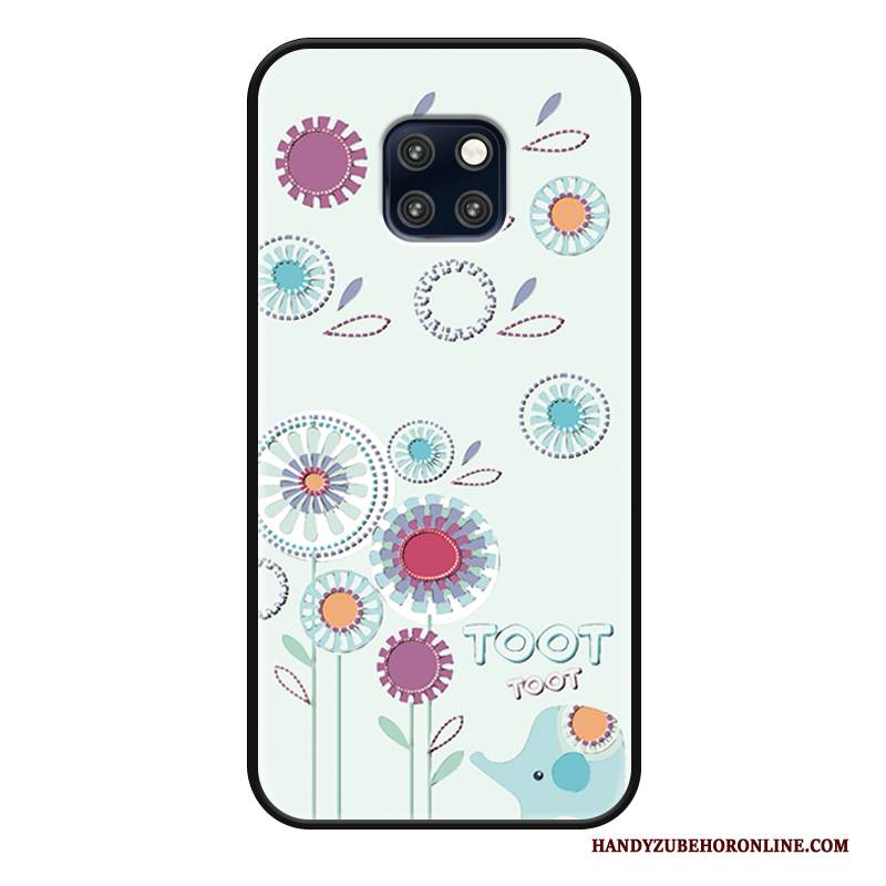 Custodia Huawei Mate 20 Rs Protezione Fresco Grande, Cover Huawei Mate 20 Rs Telefono Blu