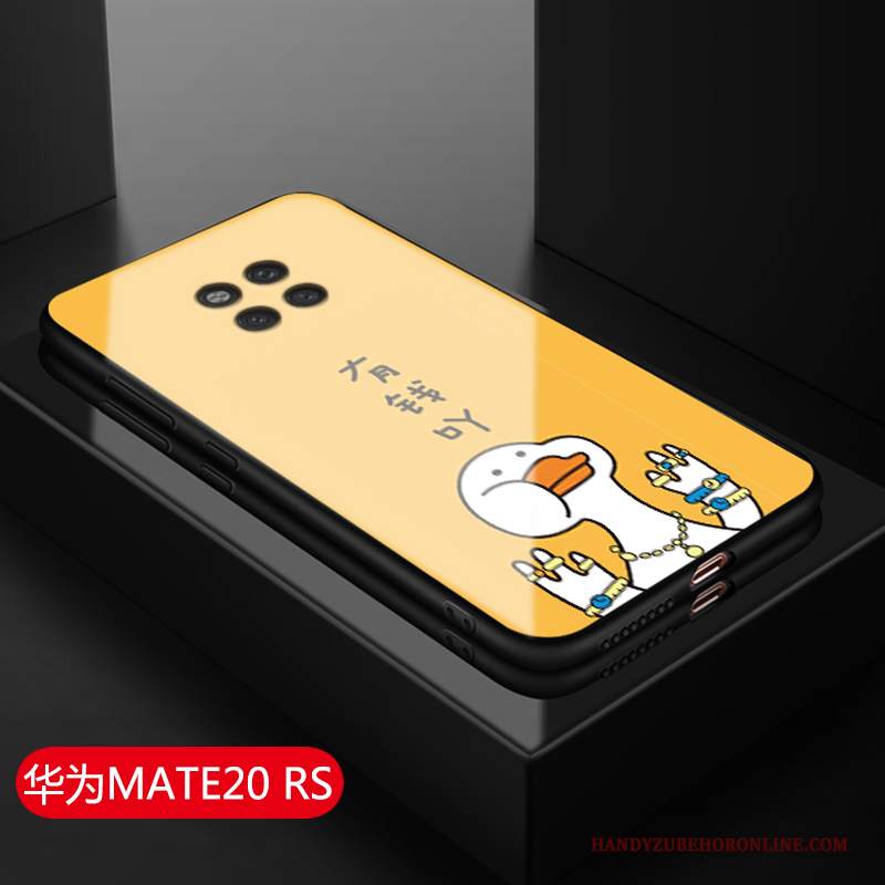 Custodia Huawei Mate 20 Rs Protezione Giallo Nuovo, Cover Huawei Mate 20 Rs Vetrotelefono