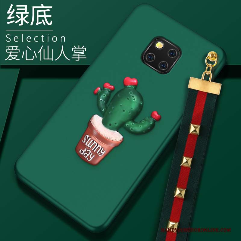 Custodia Huawei Mate 20 Rs Protezione Verde Morbido, Cover Huawei Mate 20 Rs Anti-cadutatelefono