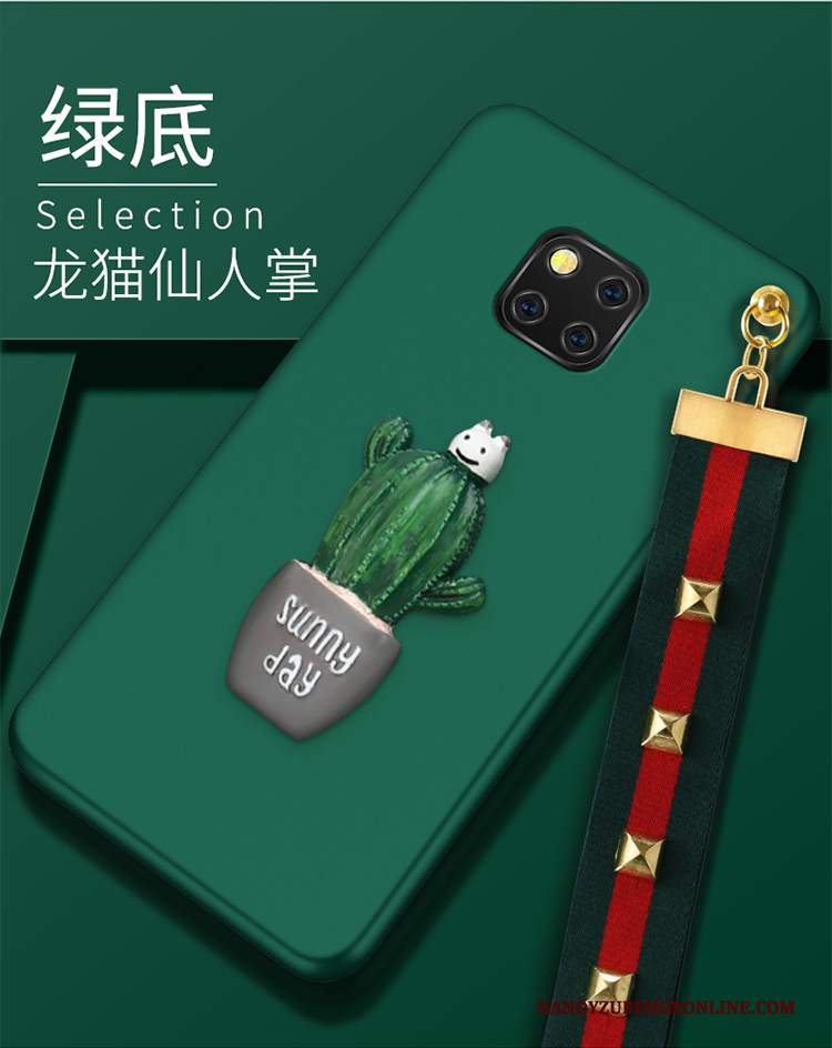 Custodia Huawei Mate 20 Rs Protezione Verde Morbido, Cover Huawei Mate 20 Rs Anti-cadutatelefono