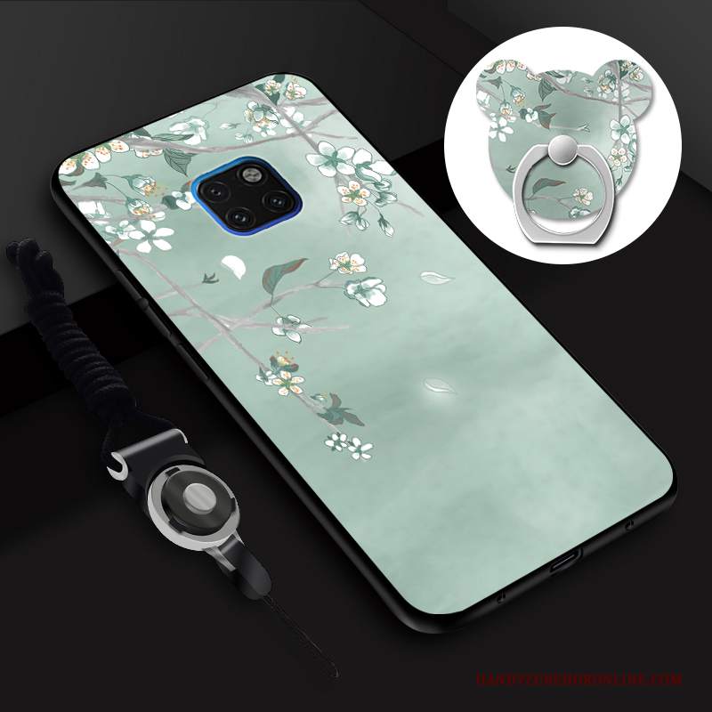 Custodia Huawei Mate 20 Rs Silicone Blu Pellicola Protettiva, Cover Huawei Mate 20 Rs Tempra Morbido