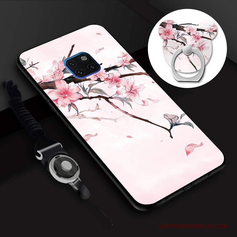 Custodia Huawei Mate 20 Rs Silicone Blu Pellicola Protettiva, Cover Huawei Mate 20 Rs Tempra Morbido