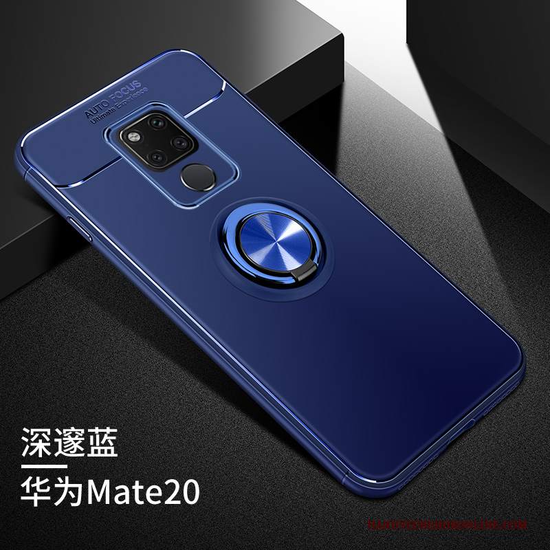 Custodia Huawei Mate 20 Silicone Nuovo Blu, Cover Huawei Mate 20 Protezione Morbido Anti-caduta