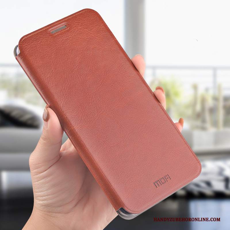 Custodia Huawei Mate 20 X Pelle Anti-caduta Blu, Cover Huawei Mate 20 X Folio Telefono Tutto Incluso