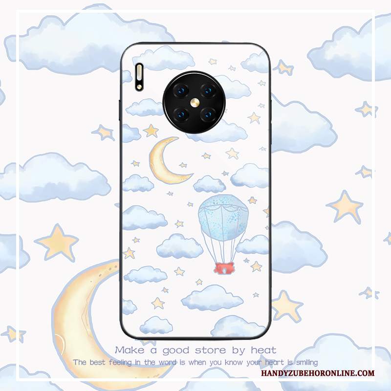 Custodia Huawei Mate 30 Cartone Animato Anti-caduta Di Personalità, Cover Huawei Mate 30 Silicone Tutto Incluso Cuore