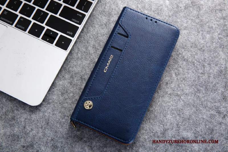 Custodia Huawei Mate 30 Pelle Affari Carta, Cover Huawei Mate 30 Portafoglio Nero Anti-caduta