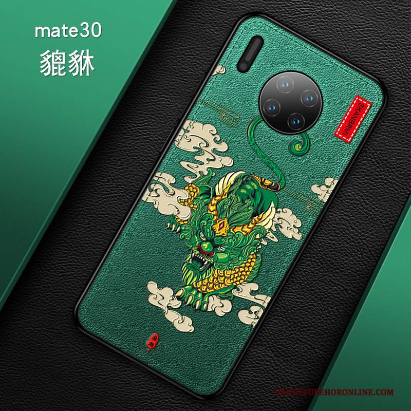 Custodia Huawei Mate 30 Pelle Anti-caduta Morbido, Cover Huawei Mate 30 Creativo Qualità Difficile