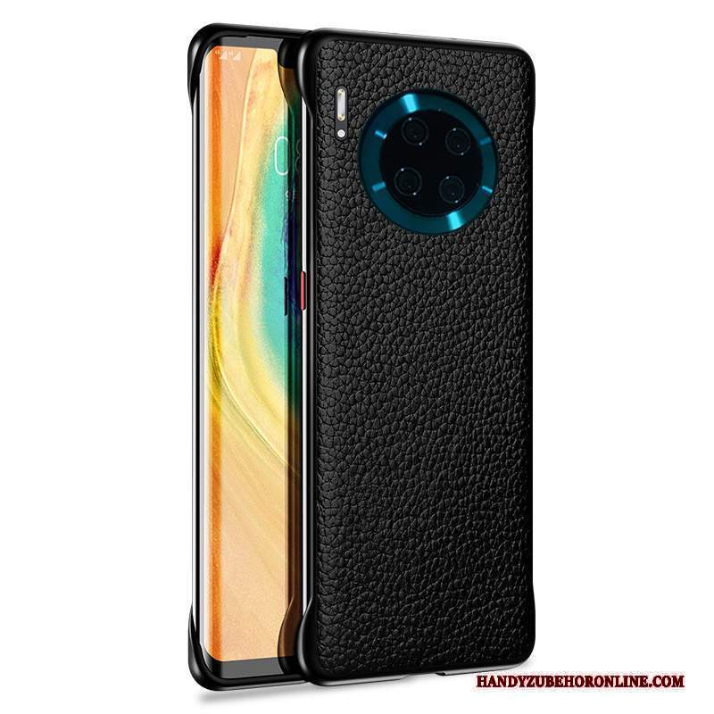 Custodia Huawei Mate 30 Pelle Litchi Lusso, Cover Huawei Mate 30 Leggere Top In Pelle