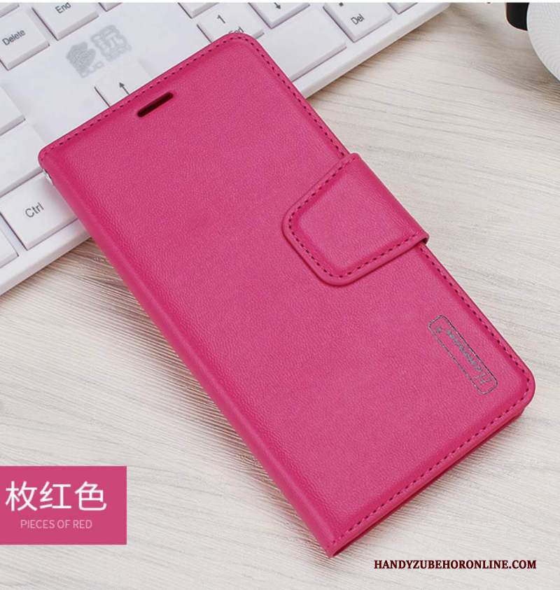 Custodia Huawei Mate 30 Pelle Ornamenti Appesi Anti-caduta, Cover Huawei Mate 30 Folio Telefono Rosa