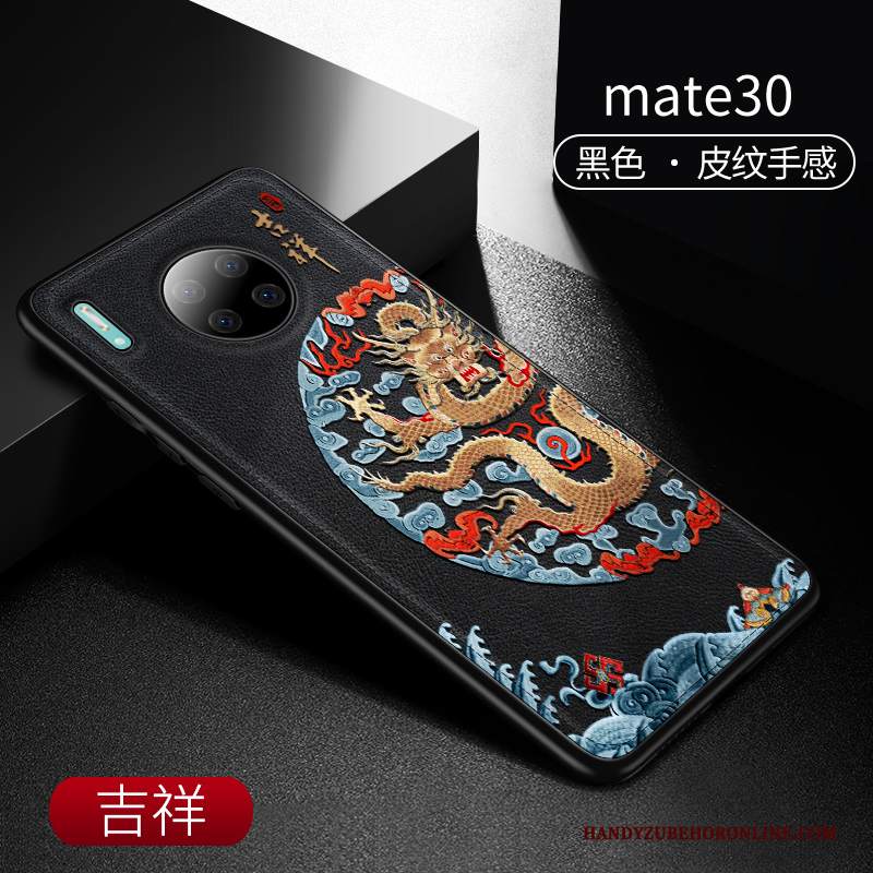 Custodia Huawei Mate 30 Pelle Verde Vento, Cover Huawei Mate 30 Protezione Nuovotelefono