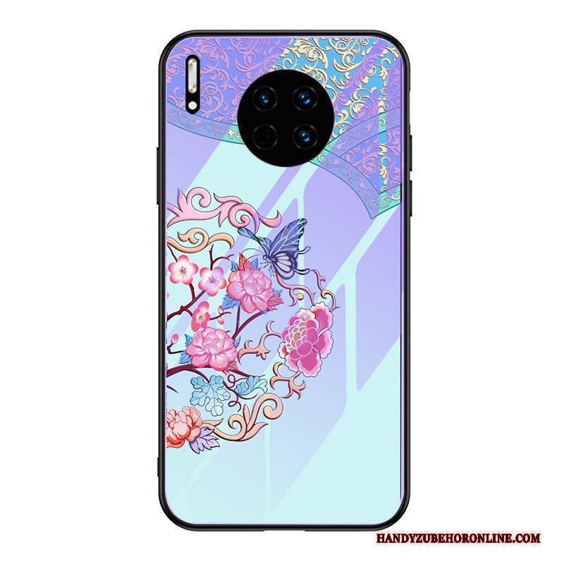 Custodia Huawei Mate 30 Pro Creativo High End Porpora, Cover Huawei Mate 30 Pro Protezione Tutto Incluso Di Personalità