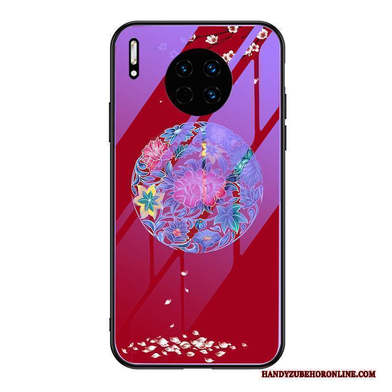 Custodia Huawei Mate 30 Pro Creativo High End Porpora, Cover Huawei Mate 30 Pro Protezione Tutto Incluso Di Personalità