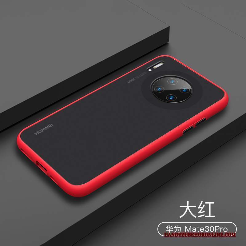 Custodia Huawei Mate 30 Pro Creativo Marchio Di Tendenza Rosso, Cover Huawei Mate 30 Pro Protezione Di Personalità Anti-caduta