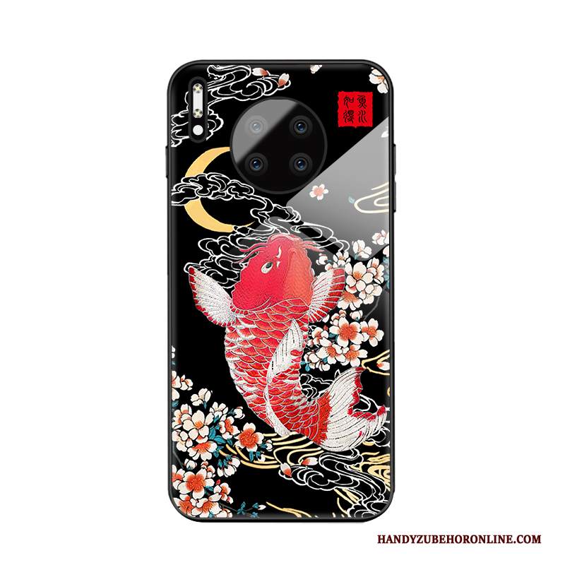 Custodia Huawei Mate 30 Pro Creativo Personalizza Di Personalità, Cover Huawei Mate 30 Pro Silicone Net Red Anti-caduta