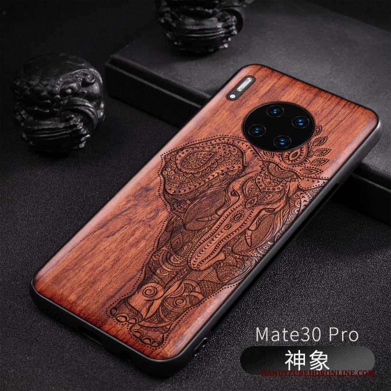 Custodia Huawei Mate 30 Pro Goffratura Tutto Incluso Anti-caduta, Cover Huawei Mate 30 Pro Protezione Originale Di Personalità