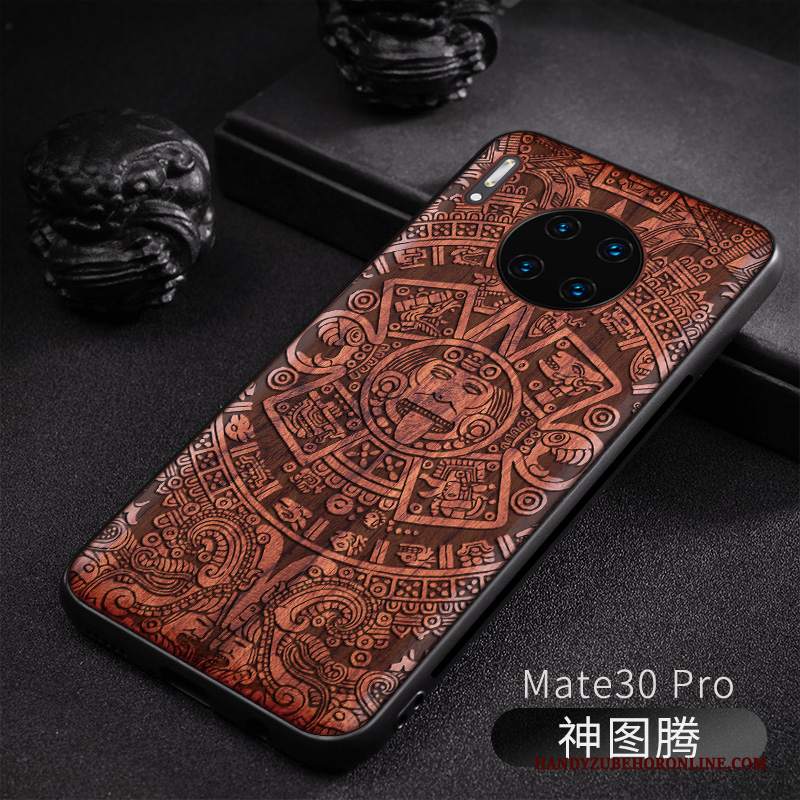 Custodia Huawei Mate 30 Pro Goffratura Tutto Incluso Anti-caduta, Cover Huawei Mate 30 Pro Protezione Originale Di Personalità