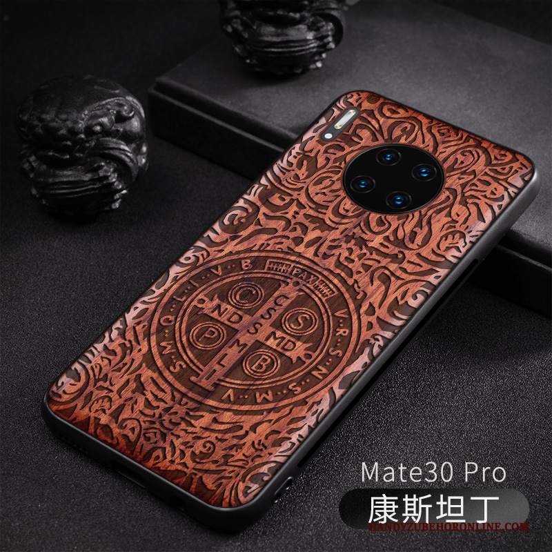 Custodia Huawei Mate 30 Pro Goffratura Tutto Incluso Anti-caduta, Cover Huawei Mate 30 Pro Protezione Originale Di Personalità