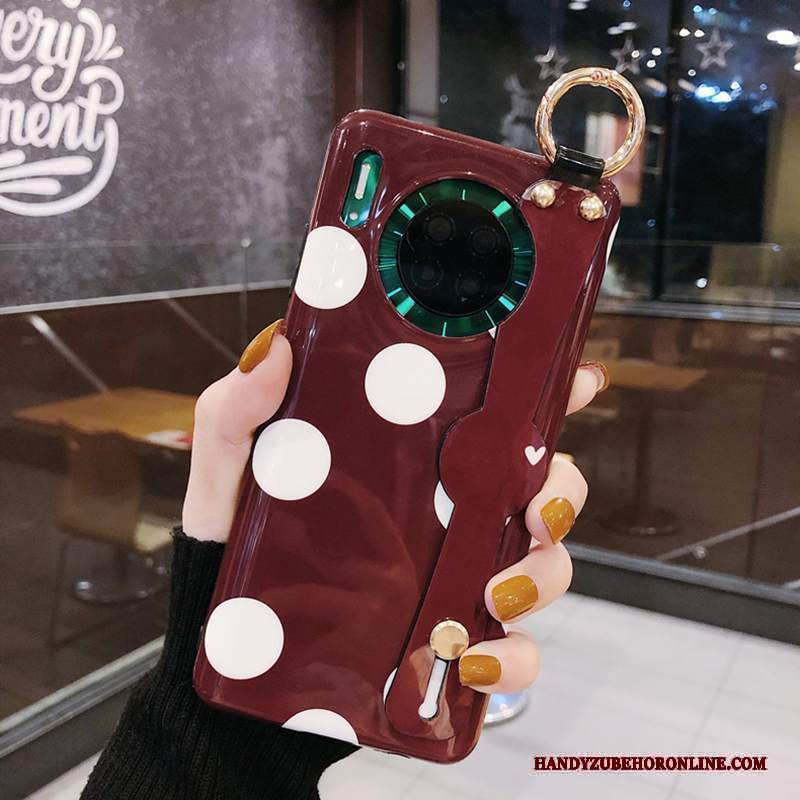 Custodia Huawei Mate 30 Pro Protezione Net Red Collo Appeso, Cover Huawei Mate 30 Pro Creativo Nuovo Anti-caduta