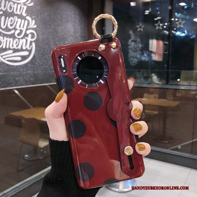 Custodia Huawei Mate 30 Pro Protezione Net Red Collo Appeso, Cover Huawei Mate 30 Pro Creativo Nuovo Anti-caduta