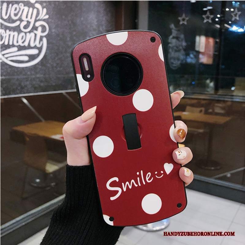 Custodia Huawei Mate 30 Pro Protezione Net Red Macchiati, Cover Huawei Mate 30 Pro Anti-caduta Ornamenti Appesi