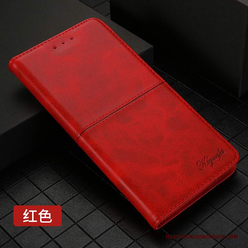 Custodia Huawei Mate 30 Pro Protezione Rosso Anti-caduta, Cover Huawei Mate 30 Pro Pelle Telefono Affari