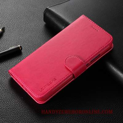 Custodia Huawei Mate 30 Pro Protezione Telefono Morbido, Cover Huawei Mate 30 Pro Pelle Affari Rosso