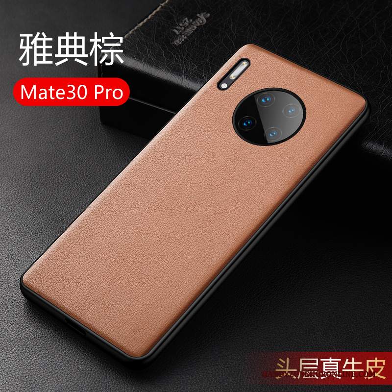 Custodia Huawei Mate 30 Pro Silicone Telefono Sottile, Cover Huawei Mate 30 Pro Pelle Pellicola Protettiva Tutto Incluso