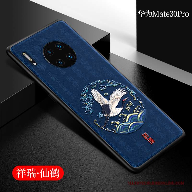 Custodia Huawei Mate 30 Pro Silicone Tutto Incluso Stile Cinese, Cover Huawei Mate 30 Pro Protezione Anti-caduta Marchio Di Tendenza